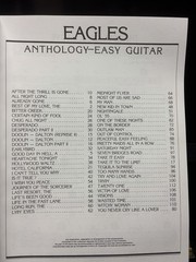 The Eagles Anthology – Easy Guitar Songbook