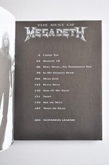 Book / Sheet Music – The Best Of Megadeth Transcribed Scores Hal Leonard guitar