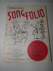 Vintage Armed Forces Song Folio Sheet Music 1959 Lot of 25 GUC