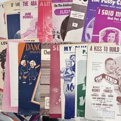 Vintage Sheet Music Lot Various Conditions And Genres 60ish Pieces