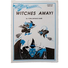Lot of 3 Halloween Elementary Piano Solo Sheet Music, FJH Music, Belwin Banner