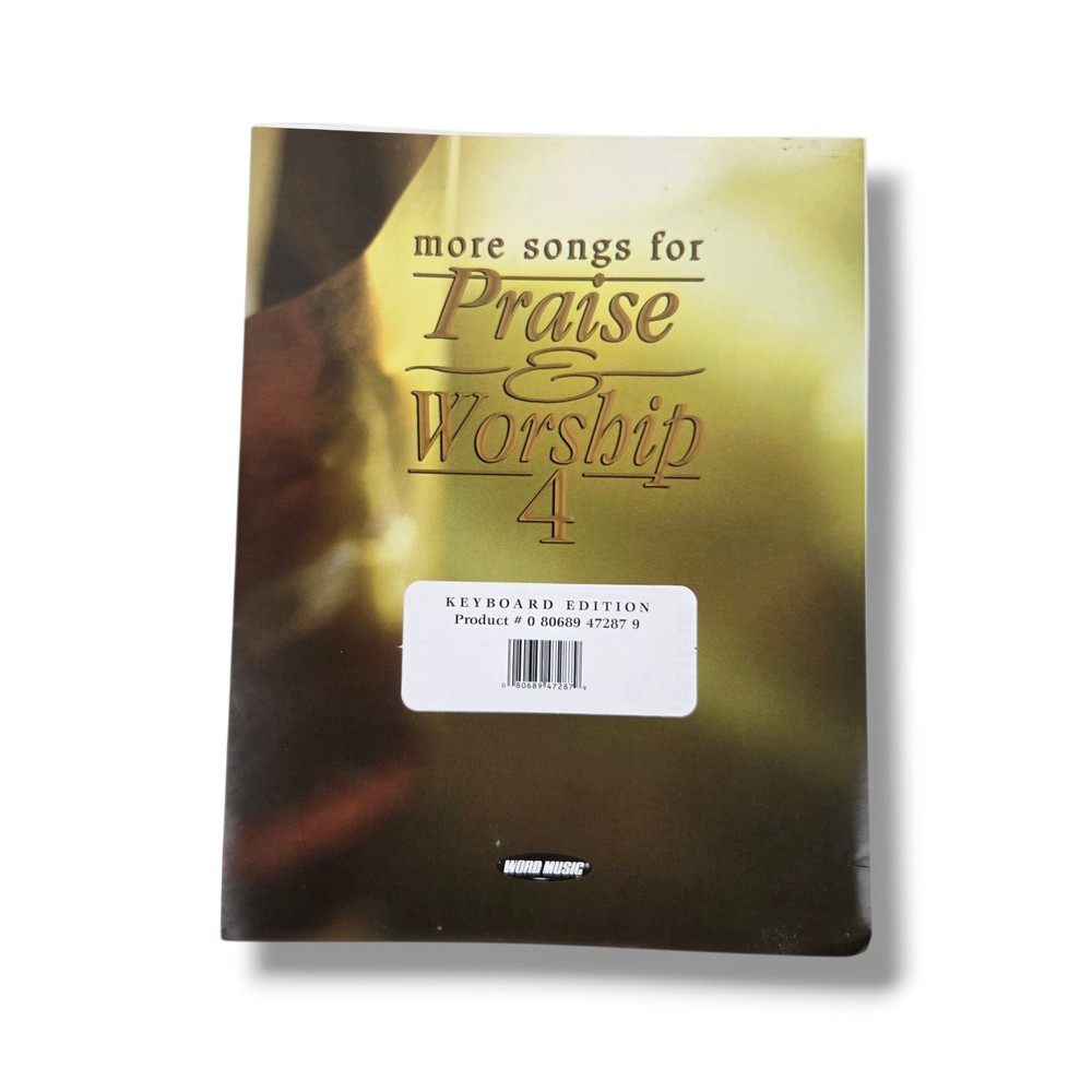 More Songs for Praise and Worship 4 Looseleaf Sheet Music Religious Keyboard