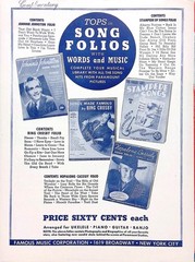 Today Tomorrow Forever Sheet Music Sailor Beware Dean Martin Jerry Lewis 1952