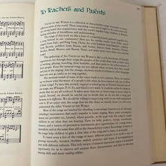 Voices Of The World Piano And Vocal Music Hardcover Book Vintage 1958 Nice