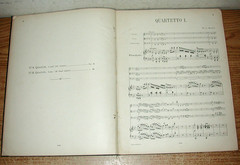 W.A. MOZART QUARTETTE FOR PIANO/VIOLIN GERMAN SHEET MUSIC BOOK EDITION PETERS