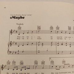Annie Sheet Music Piano Vocal Selections Book 56 Pages 1977