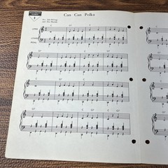 Can Can Polka Vallejo Music Studios Organ Sheet Music No. 20