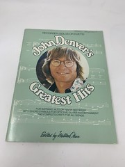 John Denver greatest hits sheet music Book- 1976 Recorder (solos Or Duets)-RARE