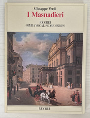 Verdi: I Masnadieri – Ricordi Vocal Score (1996) – Good Condition