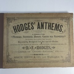 Hodges Anthems 1881 Antique Choral Music Book