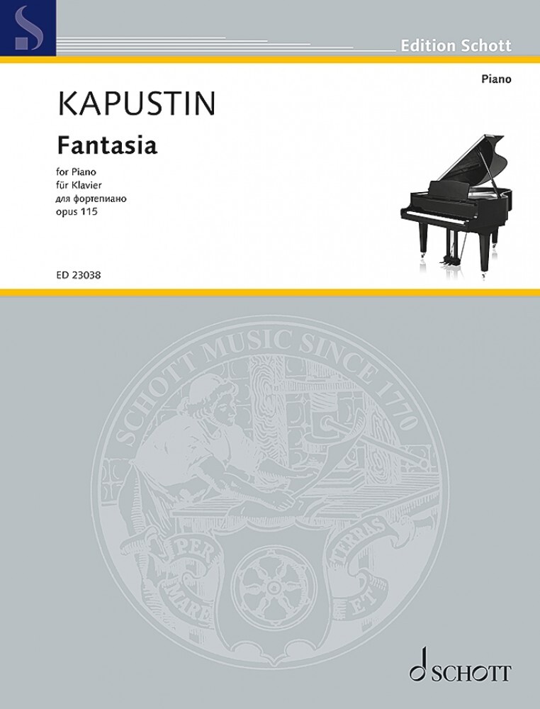 Kapustin Fantasia Op. 115 Sheet Music Piano Solo Book NEW 049046963