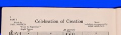 Choral Music « A Celebration of Hope » Songbook Johnson and Skillings Lillenas Pub
