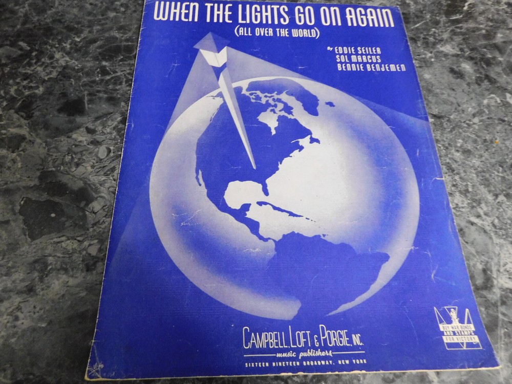 When the Lights Go On Again All Over the World by Eddie Seller