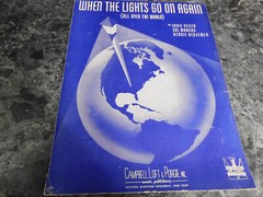 When the Lights Go On Again All Over the World by Eddie Seller