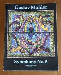 Mahler ~ Symphony No. 8 In Full Score 1989 Dover Publications SC Trade Paperback