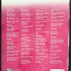 2000-2005 Best Love Songs For Guitar, Piano, Voice, Keyboard Music Book Various
