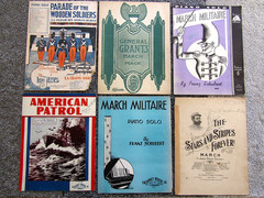Artistic Antique Piano Music Cover Sheets