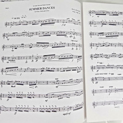 Summer Dances for Flute Horn & Cello Sheet Music Score Parts 1987 Vtg