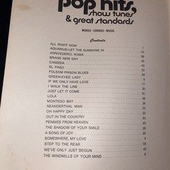 Biggest Pop Hits Sheet Music Great Standards Song Book Big 3 Early 70s