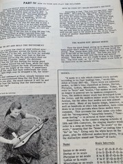 Vtg The 3 String Appalachian Dulcimer Song Book by Jean Ritchie Tuning & Playing