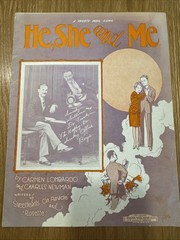 Vintage “He, She And Me” Sheet Music, 1929