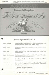 Foster Come Where My Love Lies Dreaming Sheet Music SATB A Cappella 1974 Smith