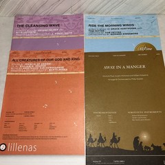 Lot Of 4 SATB Choral Gospel, Sheet Music Lillenas