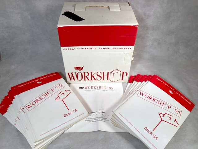 PEPPER&rsquo;S Choral Experience WORKSHOP &rsquo;95 Middle High School Choir SHEET MUSIC Lot