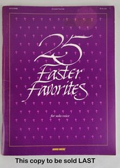 25 Easter Favorites For Solo Voice Piano Vocal Softbound Sacred Songs for Church