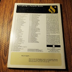 Easy Tenor Saxophone Solos Everybody&rsquo;s Favorite Series Vocal Sel. Amsco