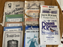 Bundle Vintage Piano Solo Sheet Music 18 Pieces, 1897 – 1965, Multiple Genres