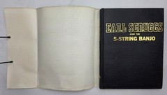 Earl Scruggs & The 5-String Banjo Instruction Book HARDCOVER Country 1968 GOOD