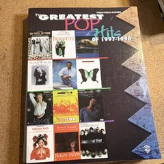 1990’s Compilation Songbook Lot Of 2 Piano Guitar Voice Pop Rock Excellent