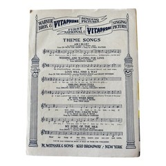 Tip Toe Through the Tulips Sheet Music 1929 Gold Diggers Nick Lucas Dubin Burke