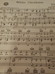 WHITE CHRISTMAS movie Irving Berlin Sheet Music Bing Crosby 1954