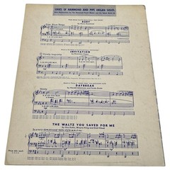 Moonlight Serenade Hammond Organ Solos Sheet Music Rosa Rio Robbins Music