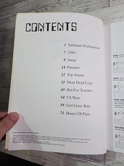 Vintage Van Halen 1984 Guitar Tab Song Sheet Music Book Cherry Lane Guitar