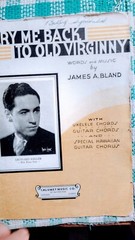 SONG LYRICS CARRY ME BACK TO OLD VIRGINNY WORDS/MUSIC JAMES A.BLAND