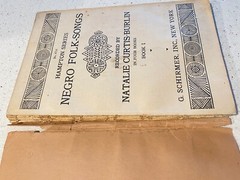 African Americans Minstrel Shows Negro Folk Songs Race 1918 Hampton Series Bk 1