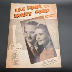 Les Paul And Mary Ford Song Folio Sheet Music Book 1951 Piano, Guitar, Vocal