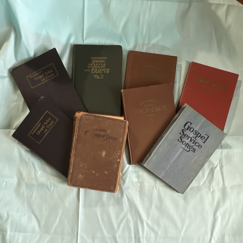 Rodeheaver Hall-Mack Gospel Song Books Lot of 8 Solos & Duets Series, Choir