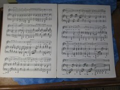 ANTIQUE THE LORD IS MY LIGHT SACRED SONG SHEET MUSIC Frances Allitsen 1897