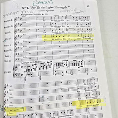 Mendelssohn Elijah An Oratorio Full Vocal Score Piano Chorus 4 Part Voices Songs