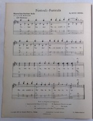 Funiculi Funicula 1935 Luigi Denza Mort Glickman Nick Manloff SheetNoteMusic
