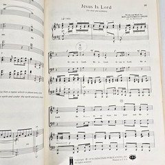 Alive Again Ron & Patricia Owens Piano Vocal Choir Christian Songbook Music Vtg