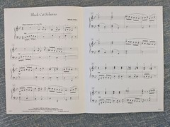 Black Cat Scherzo Intermediate Piano Solo by Melody Bober 1998