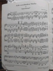 MODEST MUSSORGSKY- EIGHT VARIOUS PIECES FOR PIANO – 39 PAGES – VINTAGE, 1981