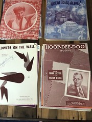Vintage Sheet Music LOT 48 Pcs of Folk Pop Movies Musical Paper Ephemera