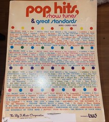 Biggest Pop Hits Sheet Music Great Standards Song Book Big 3 Early 70s