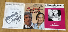 Mixed Lot of 60 Vintage 1950&rsquo;s-1960&rsquo;s Piano Vocal Sheet Music. Folk, Pop, Etc.